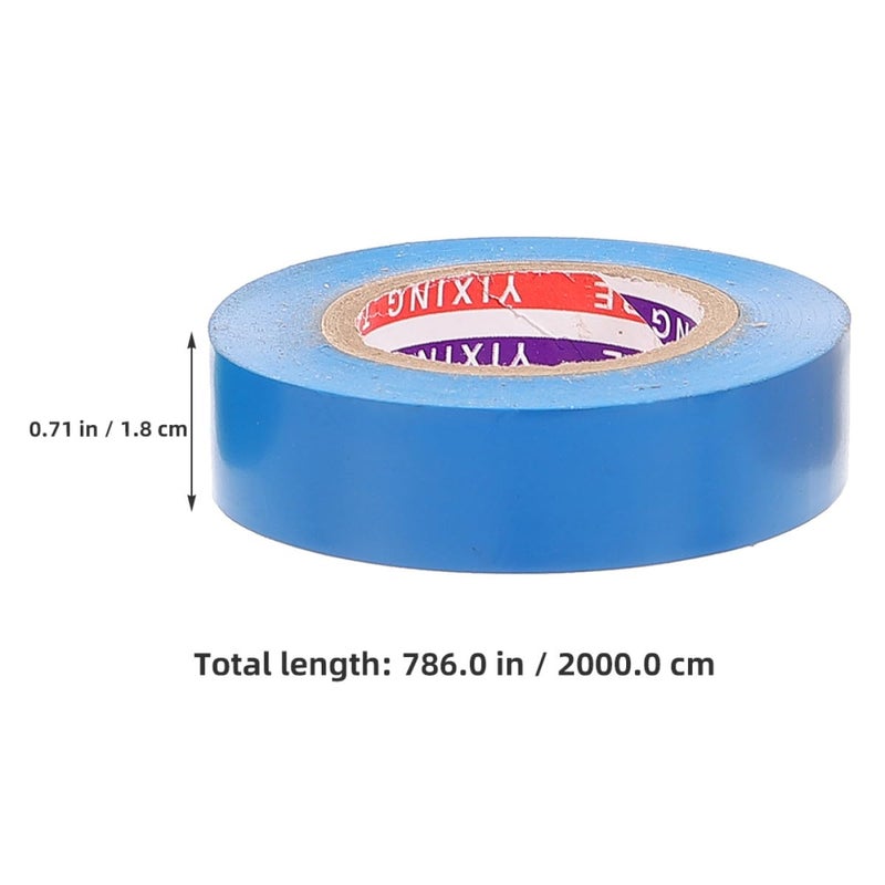 Unomor 12 لفات شريط كهربائي PVC ملون شريط عازل متعدد الاستخدامات للأسلاك - Image 2